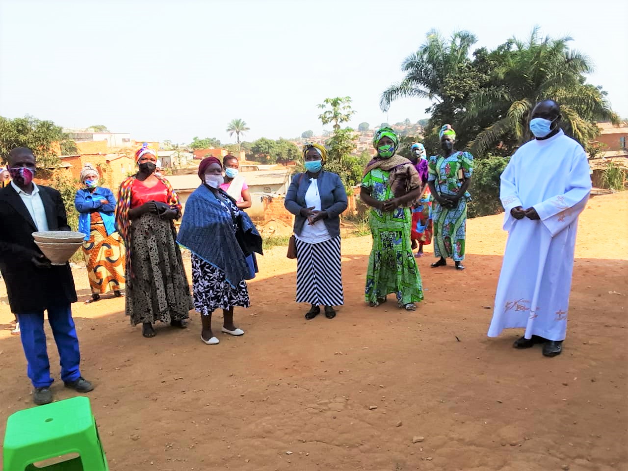 African priest during pandemic Migrants and Refugees